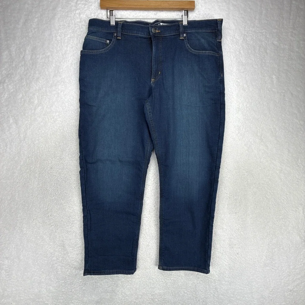 Carhartt Rugged Flex Relaxed Fit Fleece Lined Jeans Mens 38x30 BD4939-M‎ Blue